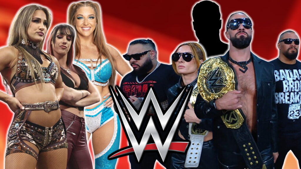WWE logo, The Vision and Fatal Influence