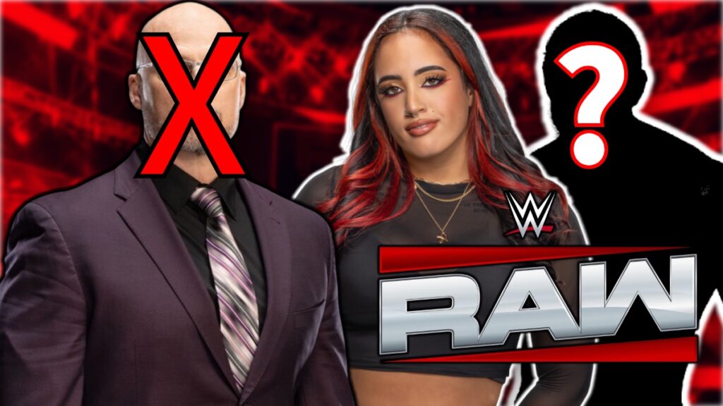 WWE Raw General Manager Adam Pearce with Ava