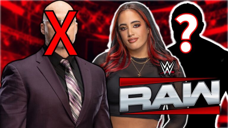 WWE Raw General Manager Adam Pearce with Ava