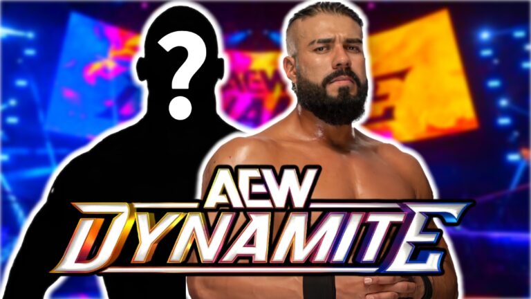 AEW Dynamite logo and Andrade