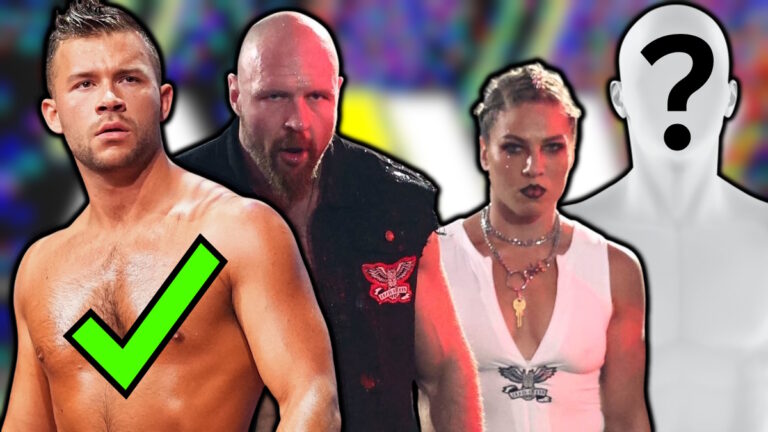 AEW Death Riders members Jon Moxley, Marina Shafir and Daniel Garcia