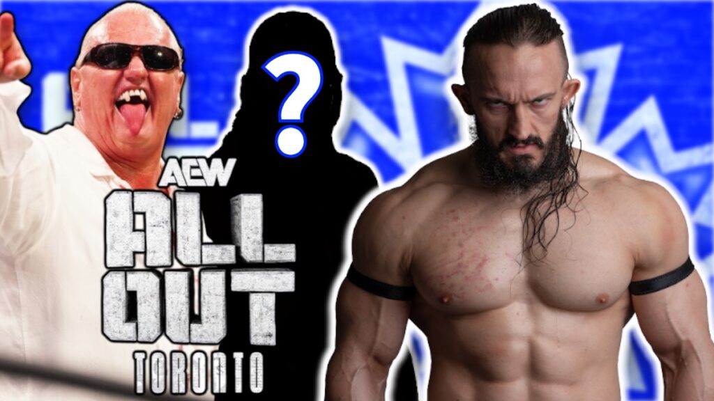 AEW All Out logo, Pac and Gangrel