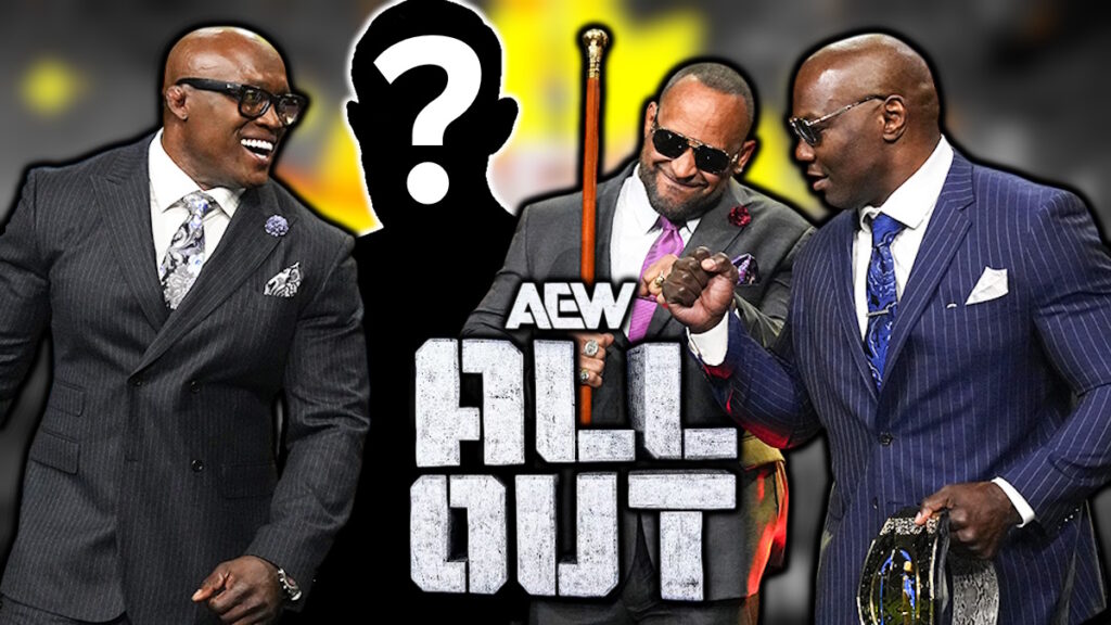 AEW All Out logo and the Hurt Syndicate