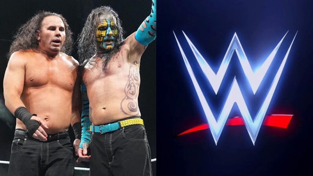 Hardy Boyz and WWE logo