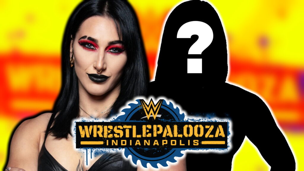 WWE Wrestlepalooza logo and Rhea Ripley