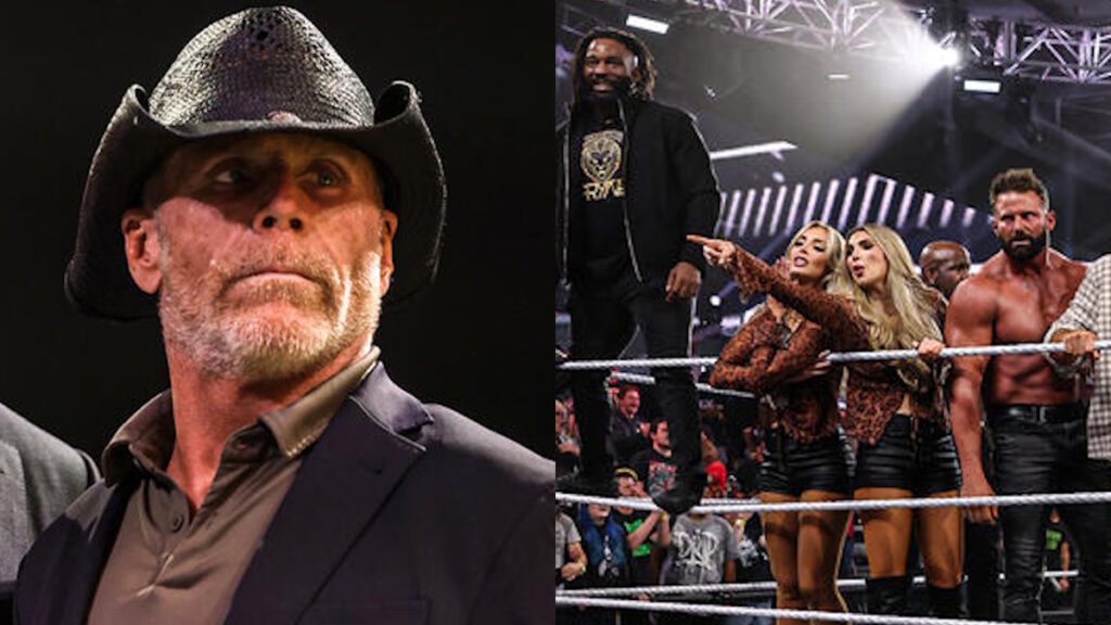 WWE NXT's Shawn Michaels and TNA Wrestling stars Cedric Alexander, The IInspiration and Matt Cardona