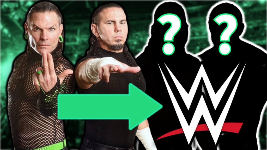 The Hardy Boyz and WWE logo