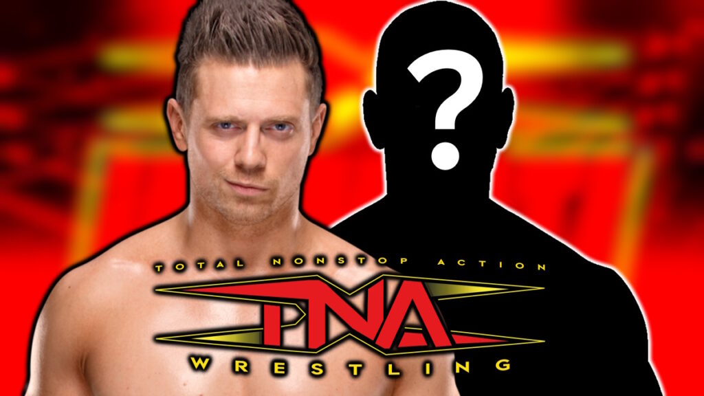 TNA Wrestling logo and WWE star The Miz