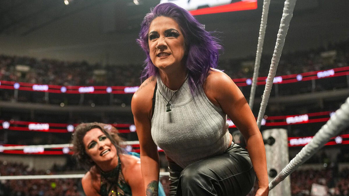 Bayley and Lyra Valkryia on WWE Raw