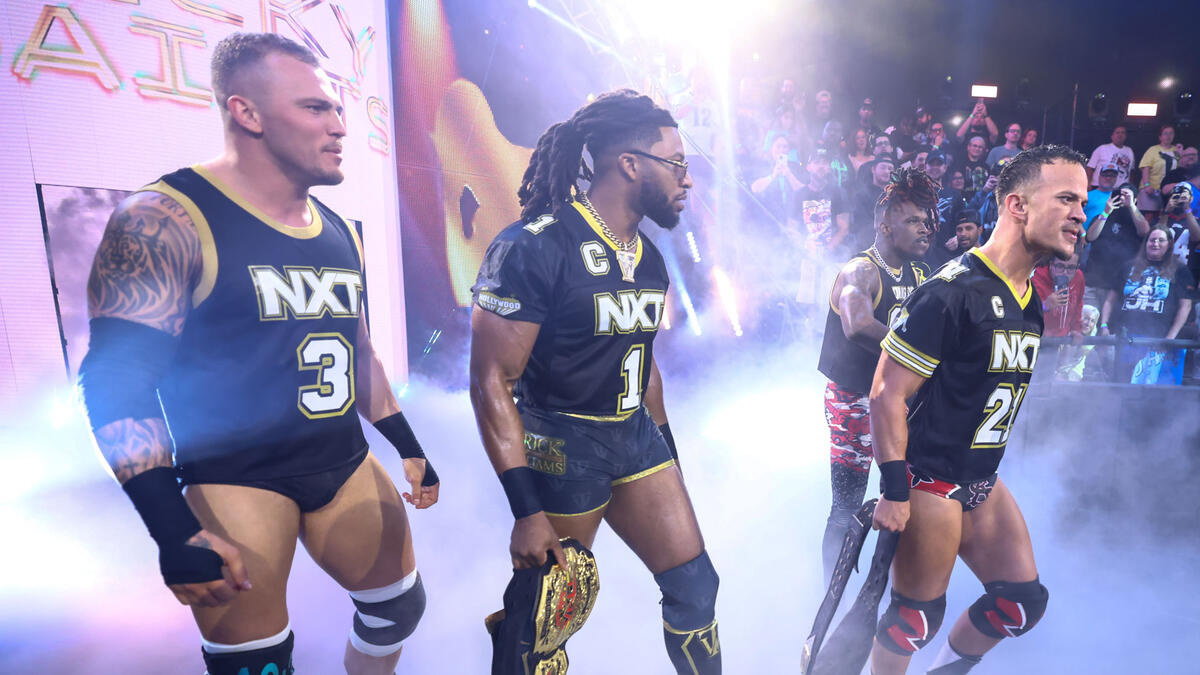 Ricky Saints, Trick Williams and Je'Von Evans on WWE NXT