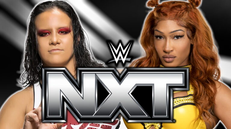 WWE NXT logo, Shayna Baszler and Jakara Jackson