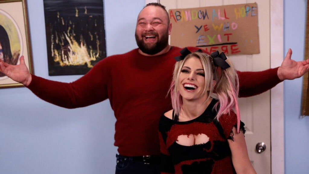 WWE stars Bray Wyatt and Alexa Bliss