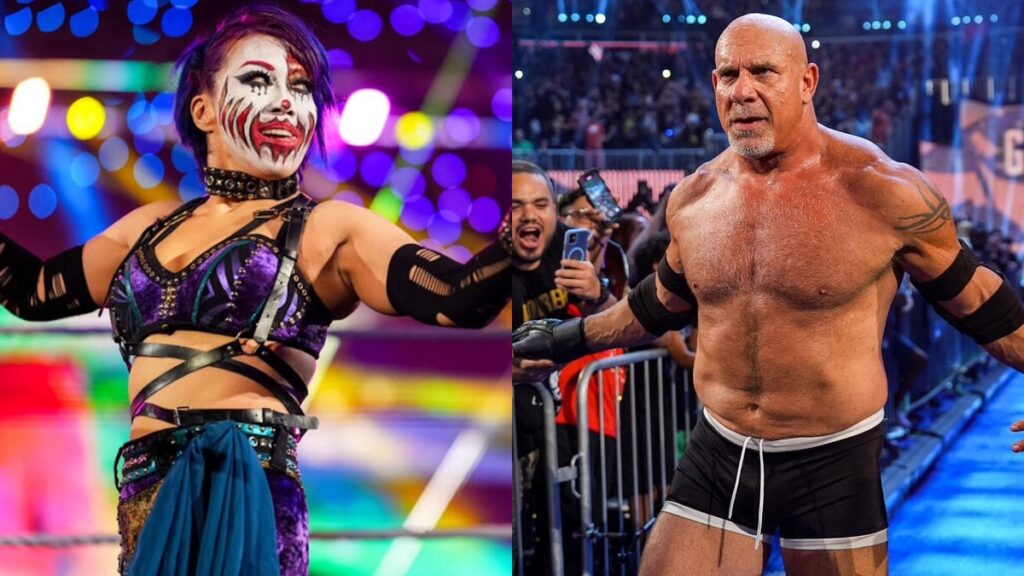 WWE's Asuka and Goldberg