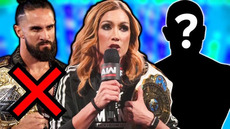 WWE stars Becky Lynch and Seth Rollins