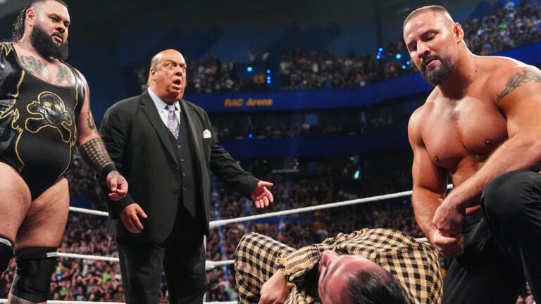 Bron Breakker and The Vision after turning on Seth Rollins on WWE Raw