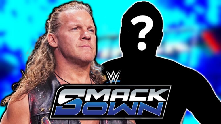 Chris Jericho and WWE SmackDown logo