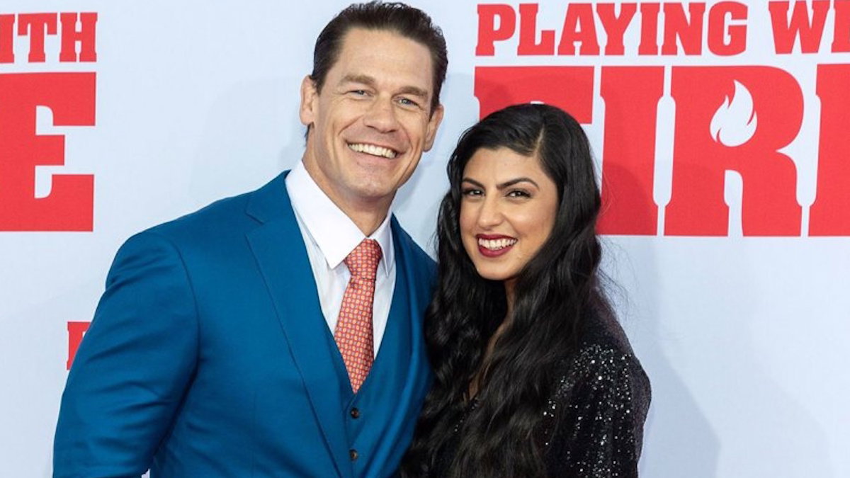 WWE star John Cena and his wife Shay