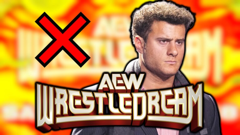 AEW WrestleDream logo and MJF