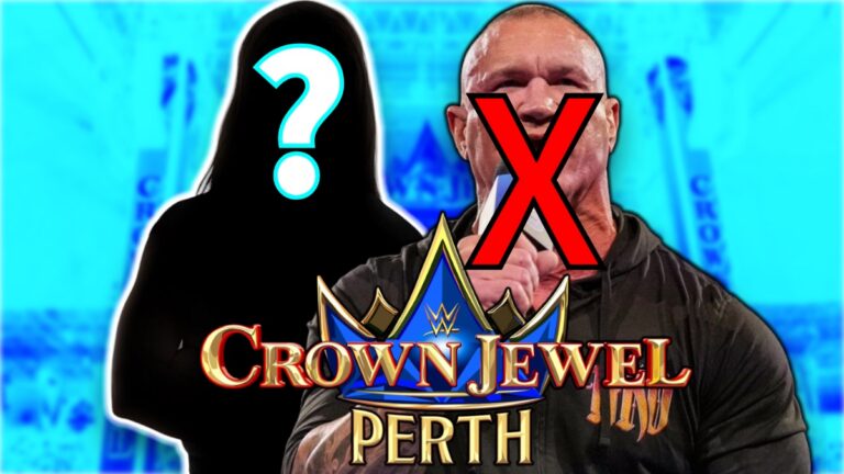 Randy Orton and WWE Crown Jewel logo