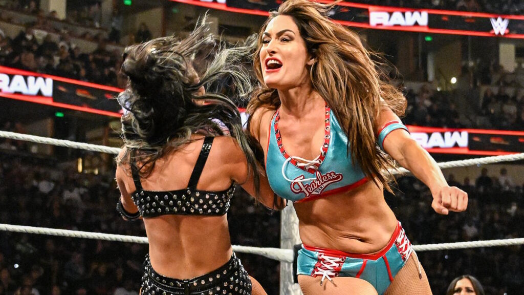 WWE stars Nikki Bella and Roxanne Perez