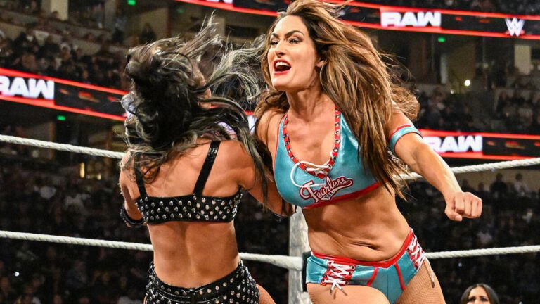 Brie & Nikki Bella Reflect On WWE Raw Match Against Roxanne Perez