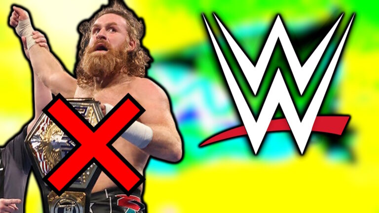 WWE logo and Sami Zayn