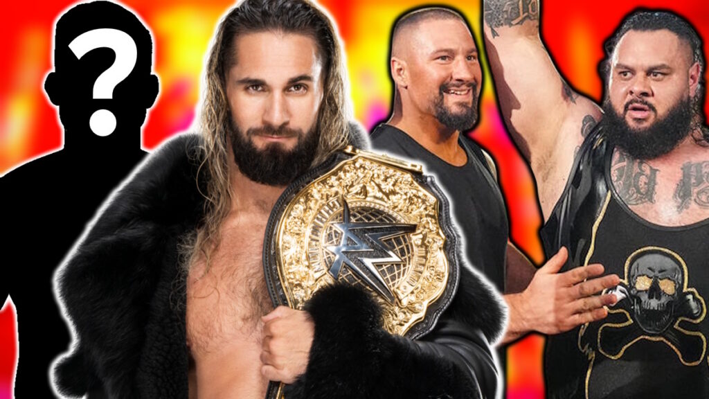 WWE stars Seth Rollins, Bron Breakker and Bronson Reed