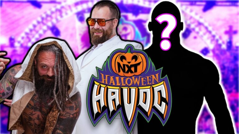 WWE NXT Halloween Havoc logo and The Righteous