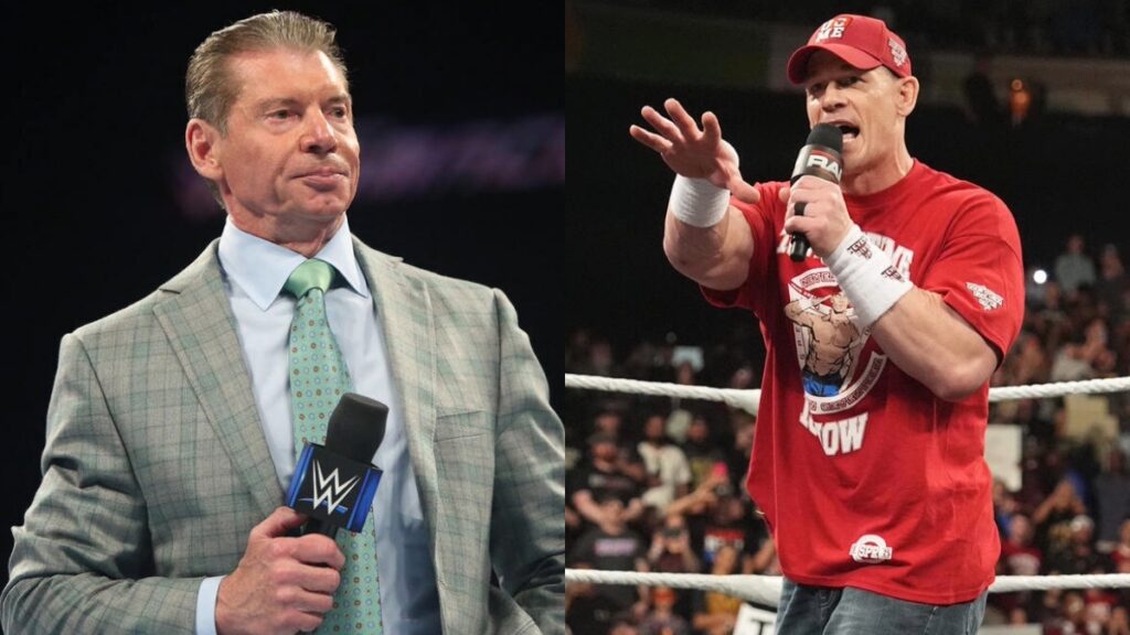 Vince McMahon and WWE's John Cena