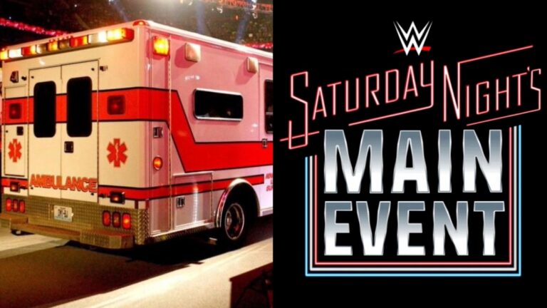 Ambulance and WWE Saturday Night's Main Event logo