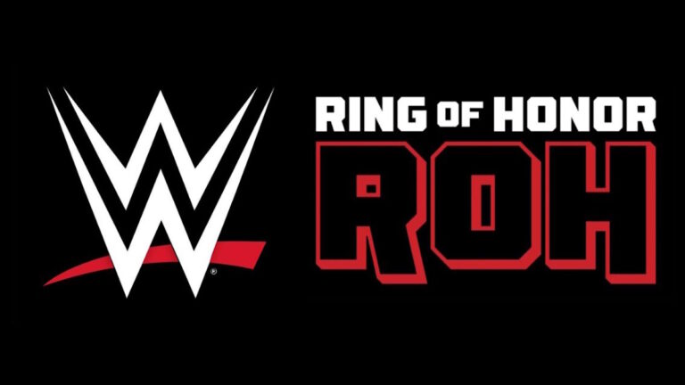 WWE and ROH logos