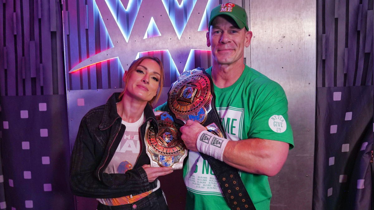 Becky Lynch Reacts To John Cena WWE Intercontinental Championship Victory