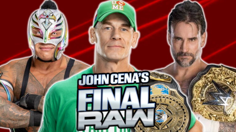 WWE stars John Cena, Rey Mysterio and CM Punk