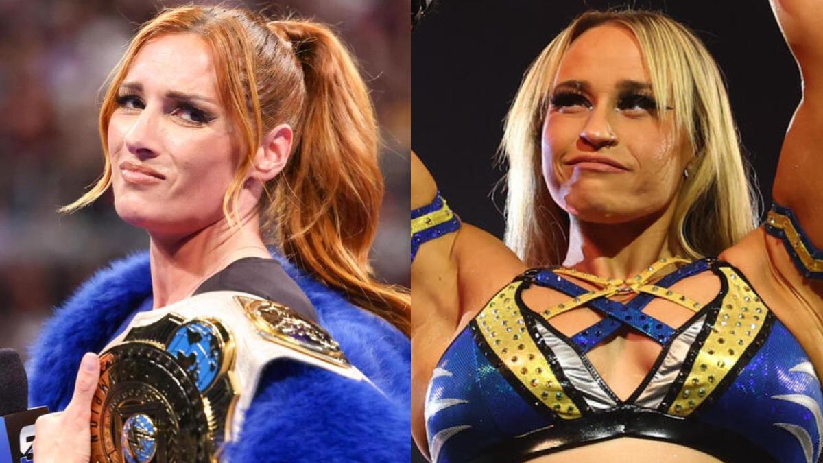 WWE stars Becky Lynch and Jordynne Grace