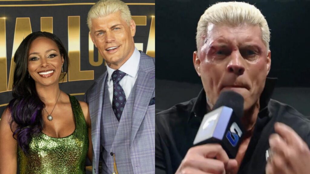WWE star Cody Rhodes and Brandi Rhodes
