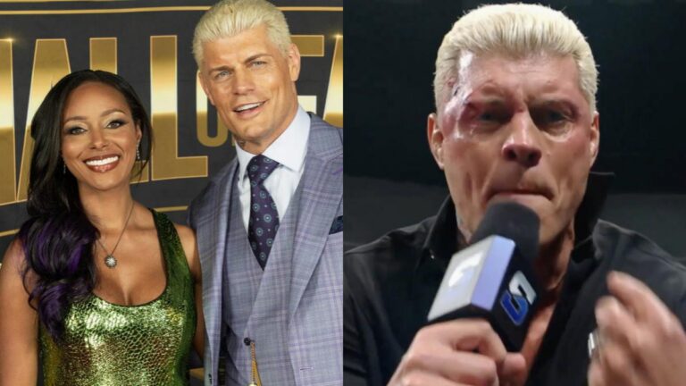 WWE star Cody Rhodes and Brandi Rhodes