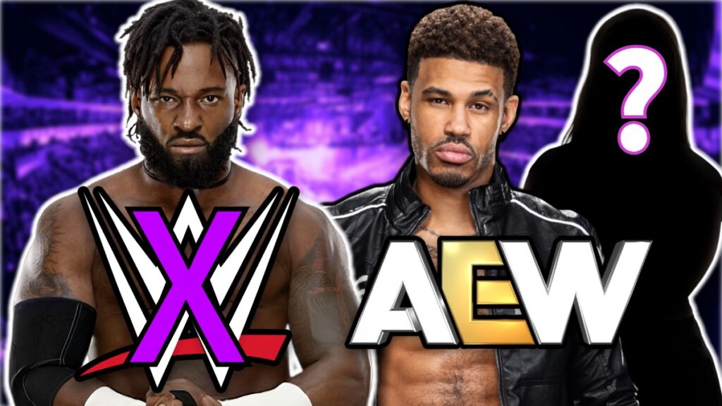 Released WWE stars Wes Lee and Cedric Alexander with AEW logo