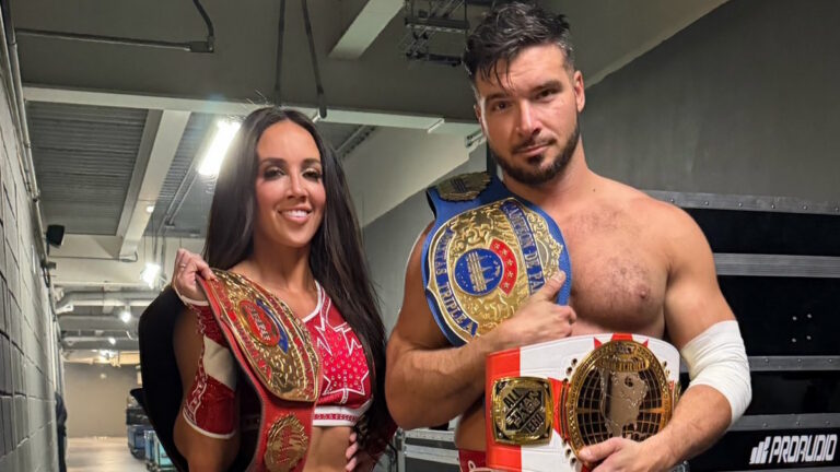 WWE stars Chelsea Green and Ethan Page