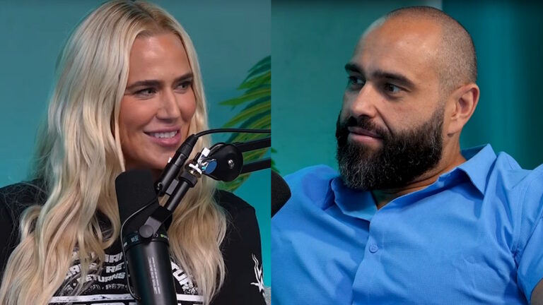 WWE star Rusev and CJ Perry (Lana)