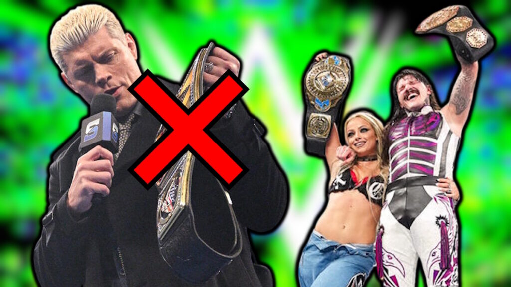 WWE stars Cody Rhodes, Liv Morgan and Dominik Mysterio