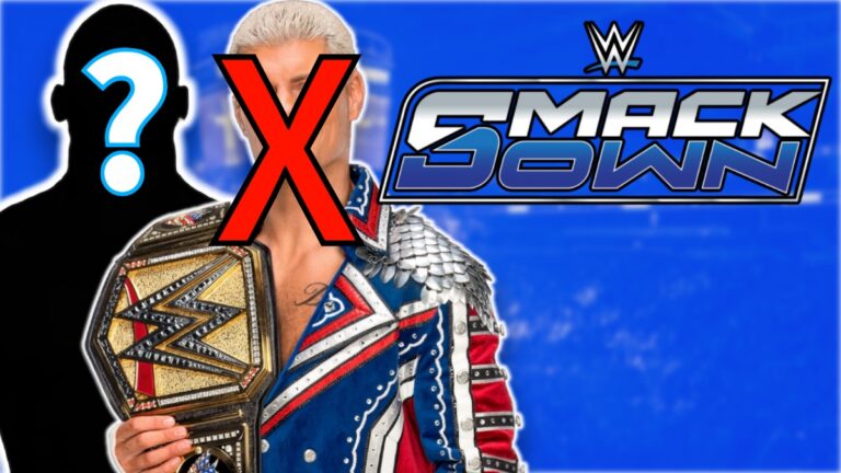 Cody Rhodes and WWE SmackDown logo