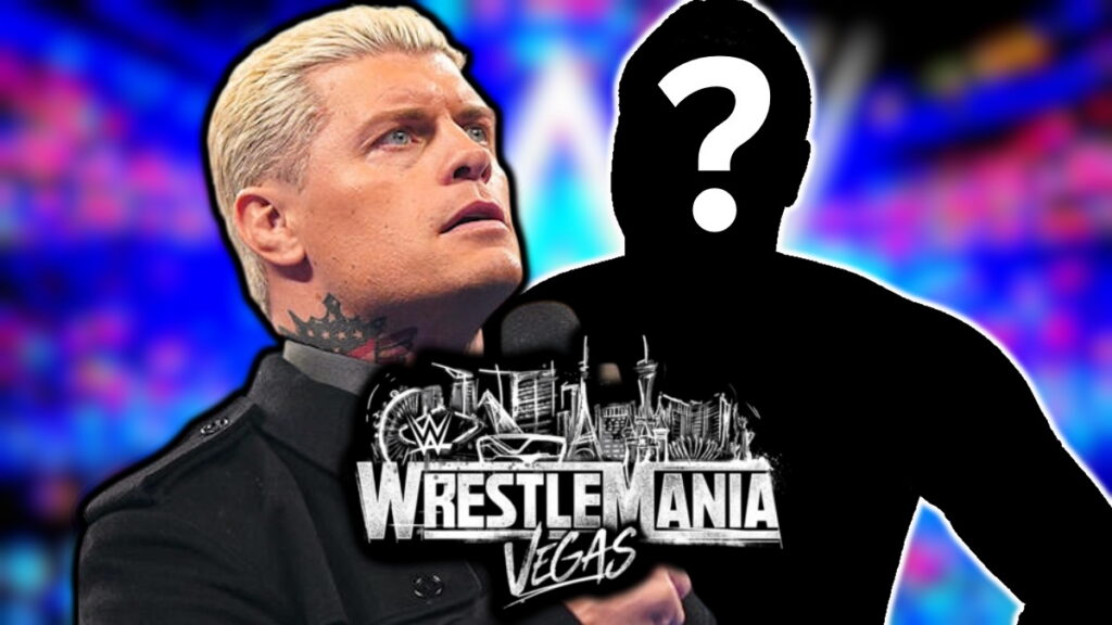 Cody Rhodes and WWE WrestleMania 42 logo