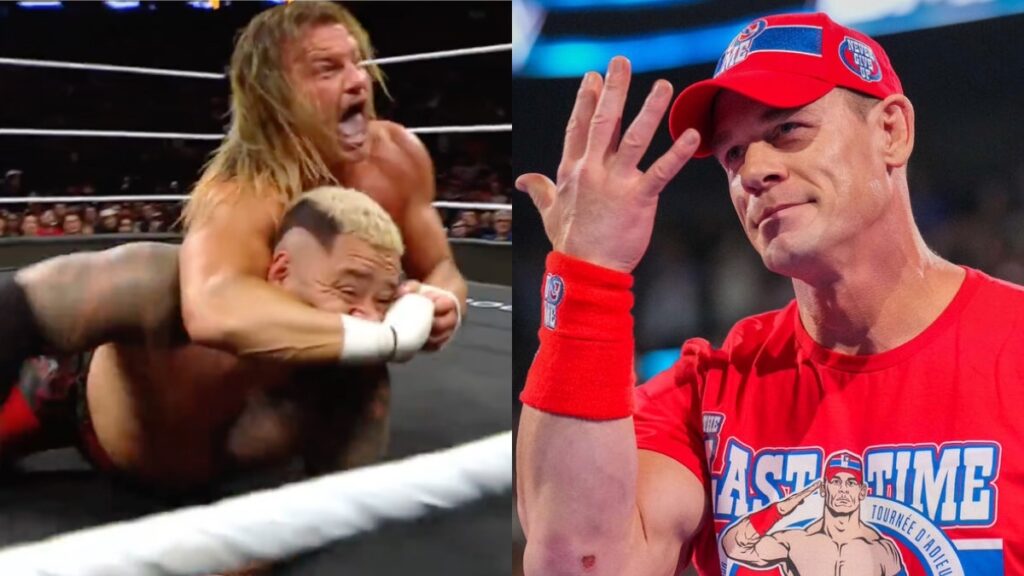 Dolph Ziggler STF on Solo Sikoa on WWE Raw, alongside John Cena