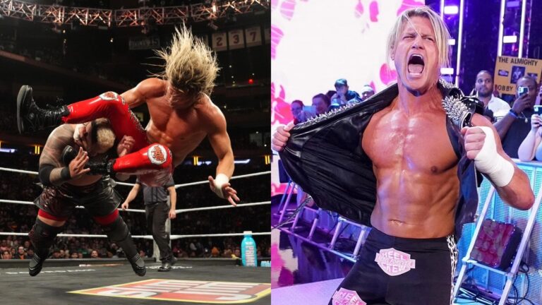 Dolph Ziggler alongside his WWE Raw return against Solo Sikoa