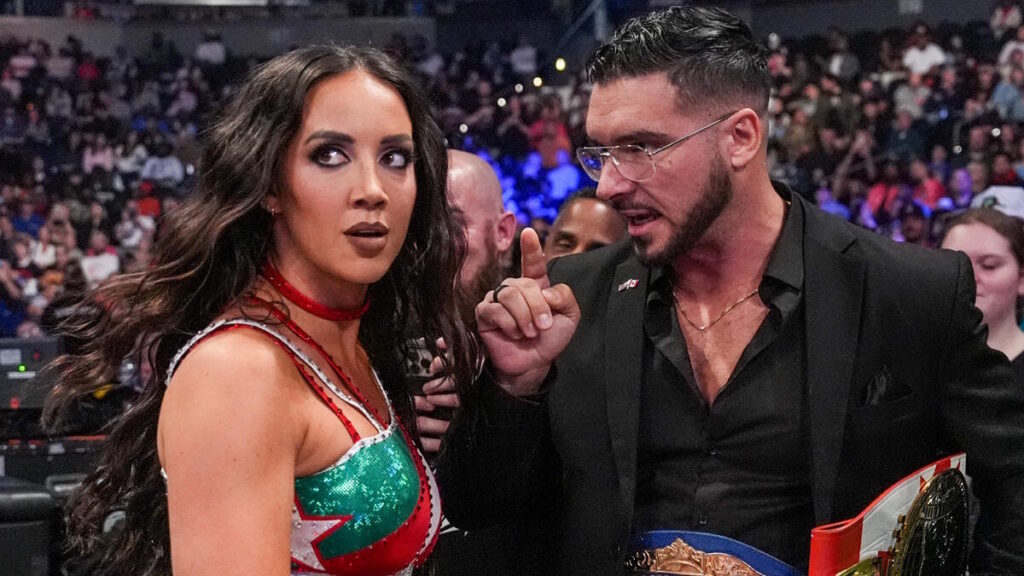 WWE stars Chelsea Green and Ethan Page
