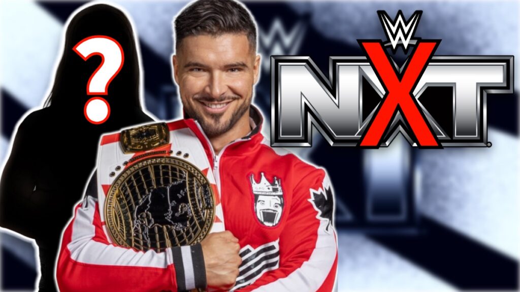 Ethan Page and WWE NXT logo