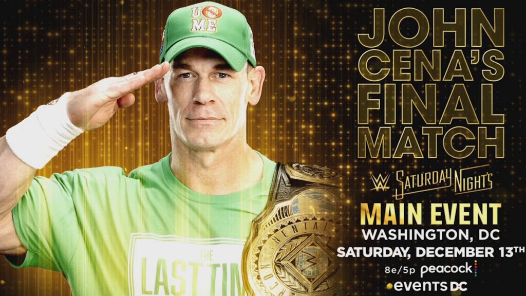 WWE Saturday Night's Main Event John Cena's Final Match