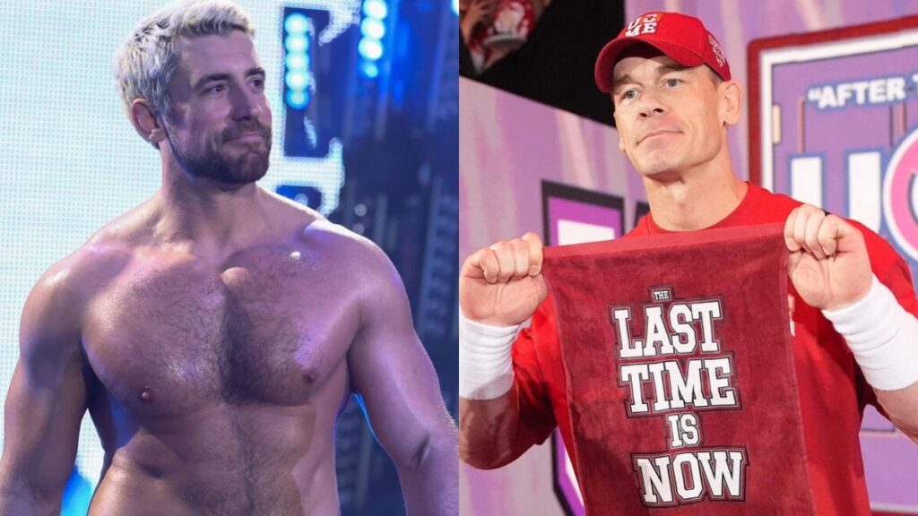 Joe Hendry and WWE's John Cena