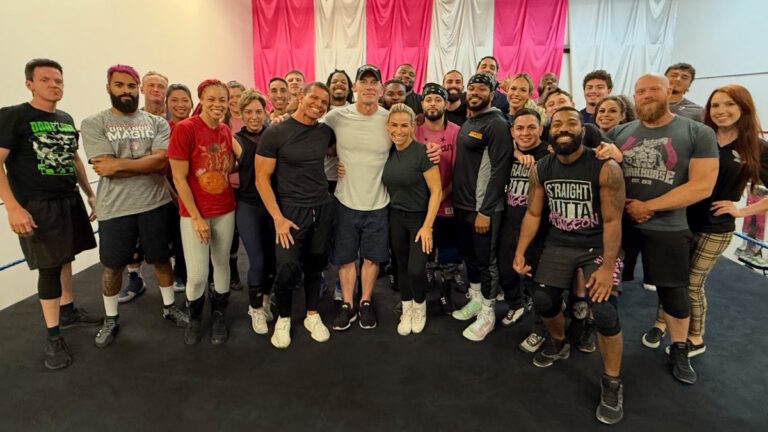 WWE star John Cena at The Dungeon