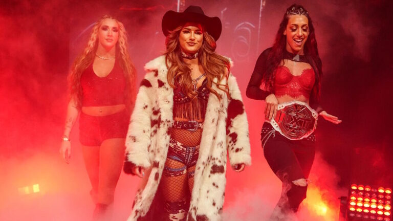 WWE's Fallon Henley, Jacy Jayne and Lainey Reid